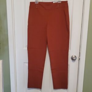 Casual/Dressy JM Collection Rust Ankle Pants